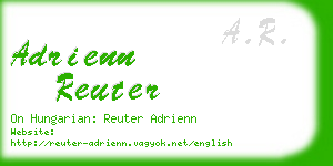 adrienn reuter business card